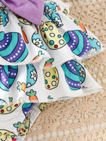 Children's Easter Graphic Bodysuit and Skirt Set with Headband