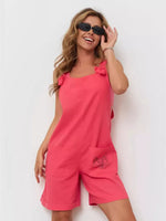 Sleeveless Tie-Strap Romper