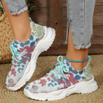 Round Toe Flats Athletic - Ladyez