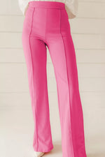 High-Waisted Bootcut Pants