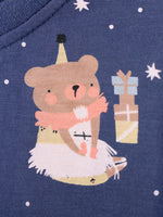 Children's Cartoon Print Tulle Dress