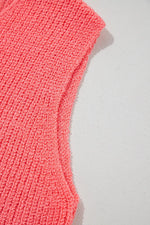 Double Tie V Neck Sweater Vest