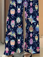 Printed Wide Leg Pants