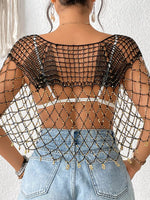 Beaded Crochet Cover Up