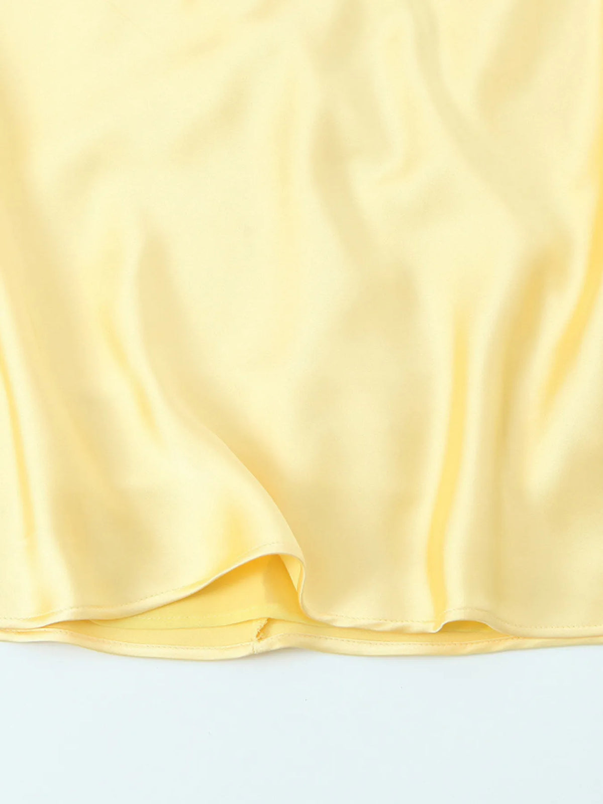 Satin V-Neck Cami Dress - Ladyez