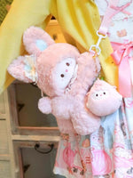 Plush Bunny Backpack Bag