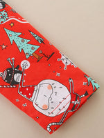 Children's Christmas Print Long Sleeve Dress