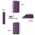 Leather Long Wallet