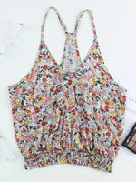 Floral Print Halter Cami - Ladyez