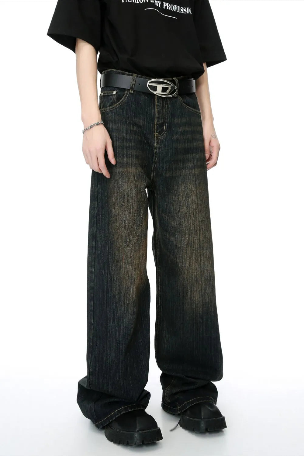 Hight Rise Wide Leg Jeans