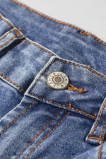 Embroidered Flare Leg Jeans
