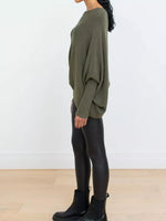 Boat Neck Long Sleeve Sweater