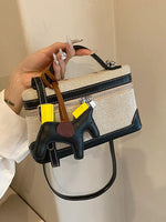 Top Handle Detachable Strap Handbag