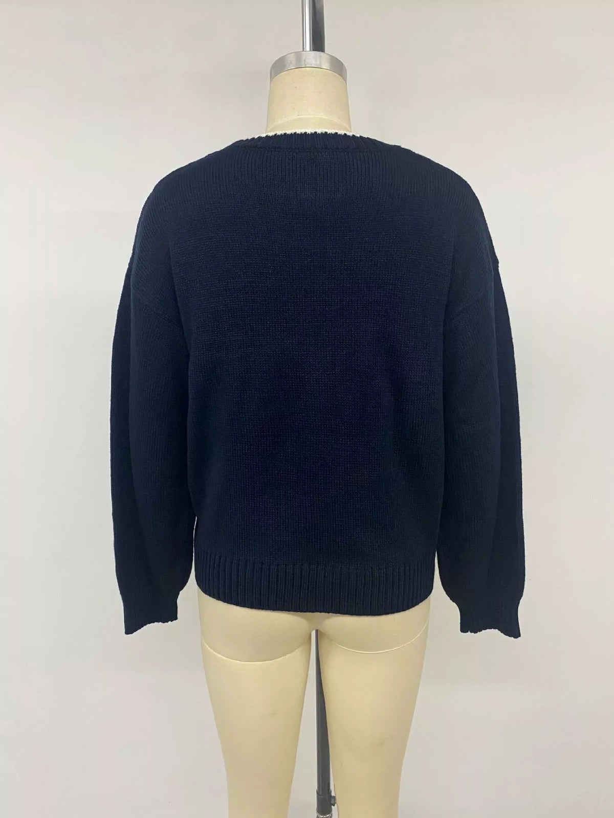 Swan Dropped Shoulder Sweater