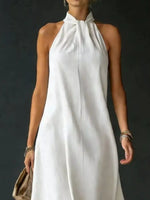 Full Size Halter Neck Maxi Dress Plus Size