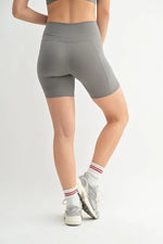 MONO B Venice Cloud Light Sculpt Biker Shorts - Ladyez