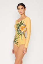 Marina West Swim Cool Down Longsleeve One-Piece Swimsuit - Ladyez