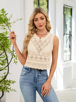 Openwork Knit Tank