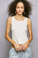 POL Round Neck Ribbed Tank