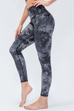 Wide Waistband Slim Fit Active Leggings - Ladyez