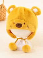 Children's Cute Bear Ear Plush Hat