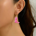 Cowgirl Boot Dangle Earrings
