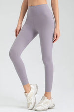 Wide Waistband Slim Fit Active Leggings - Ladyez