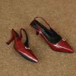 Pointed Toe Slingback Pumps