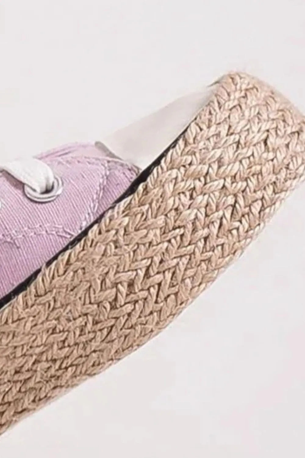 Beast Fashion Lace Up Woven Espadrille Sole Sneakers - Ladyez
