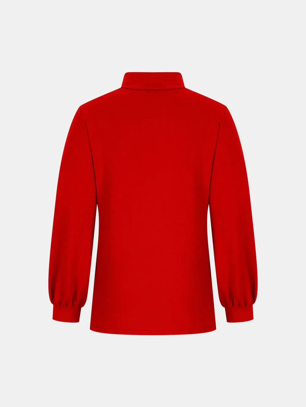 Full Size Mock Neck Long Sleeve T-Shirt