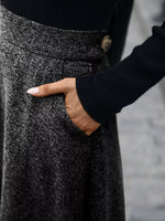 A-Line Midi Skirt