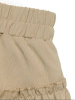 Elastic Waist Layered Skirt