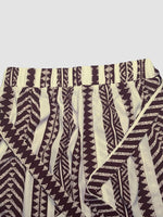 Boho Print Wide Leg Pants