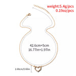 18K Gold-Plated Heart Necklace