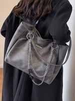 Chain Decor Shoulder Bag