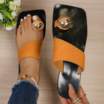 Toe Ring Flat Sandals