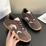 Contrast Flat Sneakers