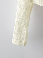 Lace Lightweight Button Up Cardigan