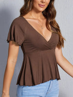 Surplice Short Sleeve T-Shirt