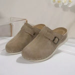 Buckle Accent Slip-Ons
