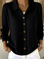 Button-Up Long Sleeve Cardigan