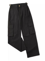 High-Waisted Wide Leg Cargo Jeans