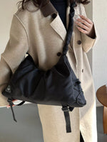 Casual Ruched Shoulder Crossbody Bag