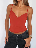 V-Neck Cami Top - Ladyez
