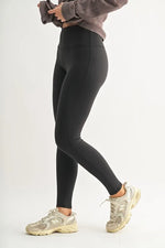 MONO B Essential Solid Leggings - Ladyez