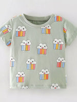 Children's Cloud Rainbow Print T-Shirt