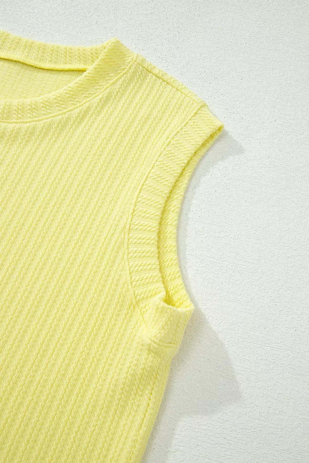 Ribbed Knit Tank and Shorts Set