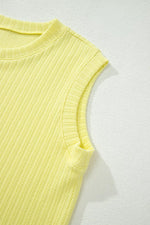 Ribbed Knit Tank and Shorts Set