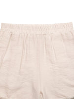 Shell Trim Elastic Waist Shorts