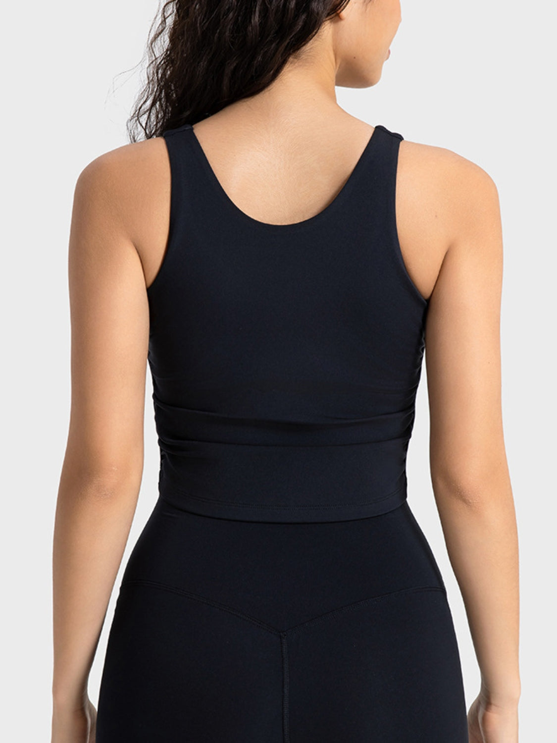 Millennia Cropped Sport Tank - Ladyez